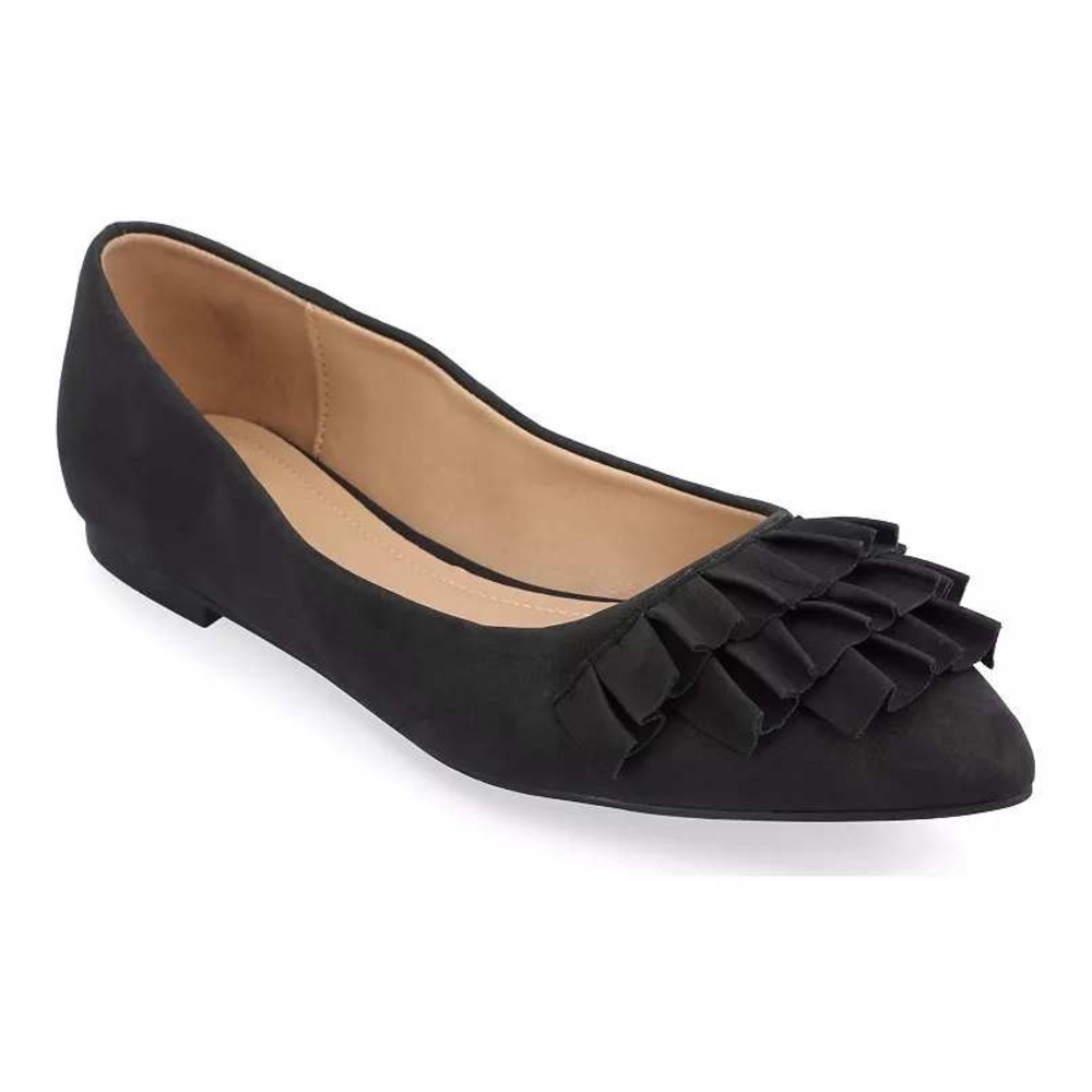 Women's Flats by Journee Collection Judy Black Size 8 New In Box